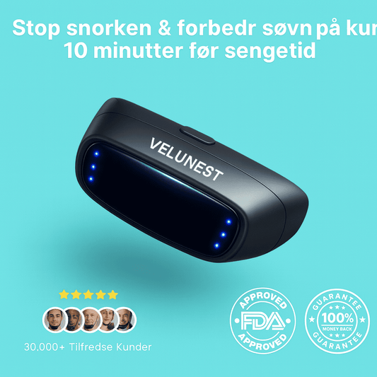 Velunest SleepClear™|Anti-Snorke Neurostimulationsenhed