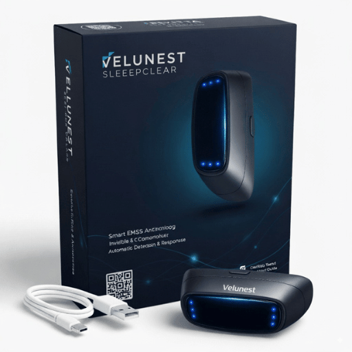 Velunest SleepClear™|Anti-Snorke Neurostimulationsenhed